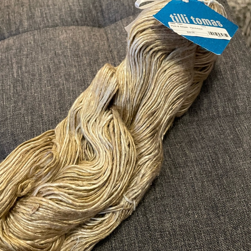 Parchment Tilli Tomas Silk Yarn